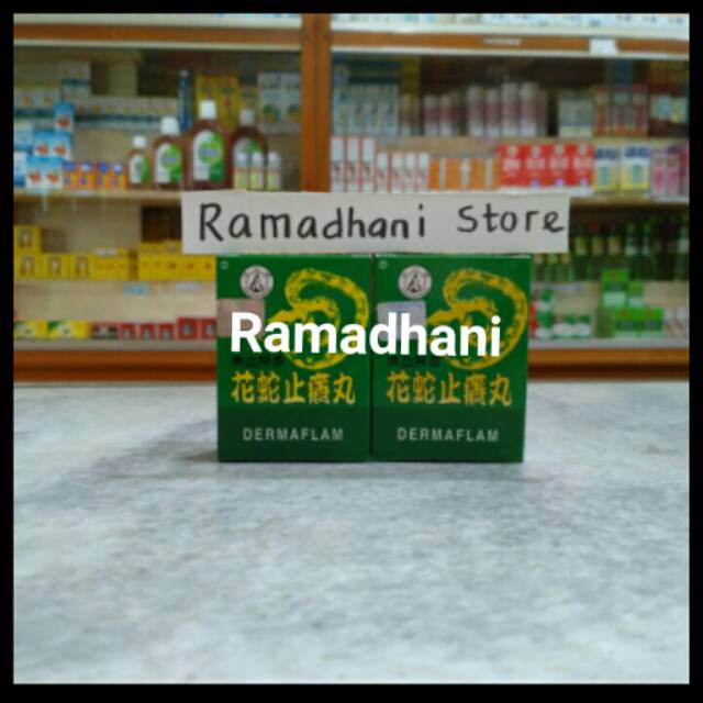 Dermaflam obat Gatal Alergi Panu Kadas Kudis Kurap Herbal China