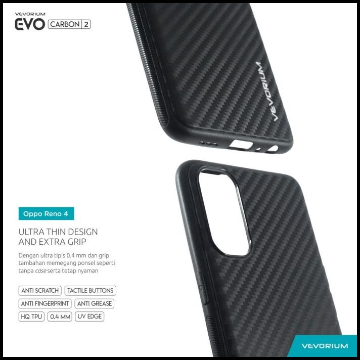 Vevorium Evo Carbon Oppo Reno 4 Reno4 Soft Case Softcase