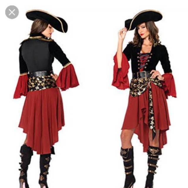Baju Bajak laut wanita dewasa pirate costume