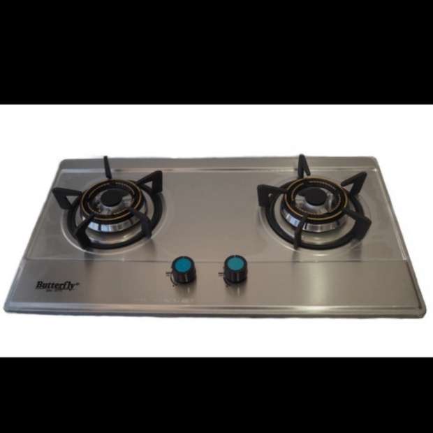 Promo kompor gas tanam stainless stell butterfly Limited