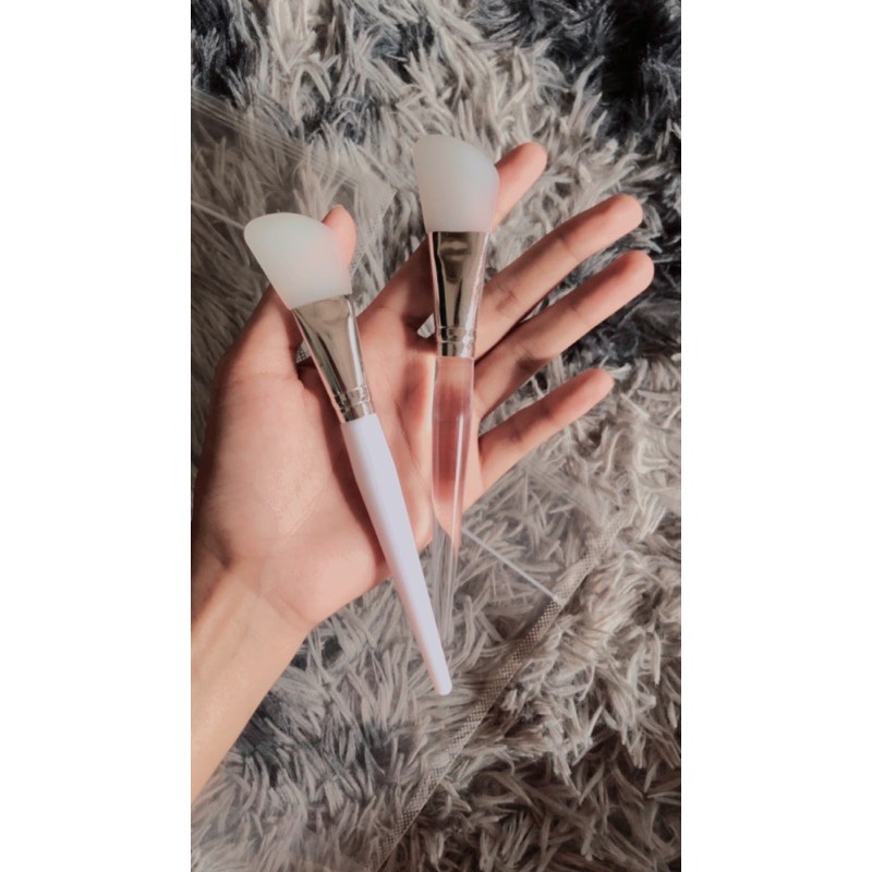 silicone brush bening putih silicone mask brush