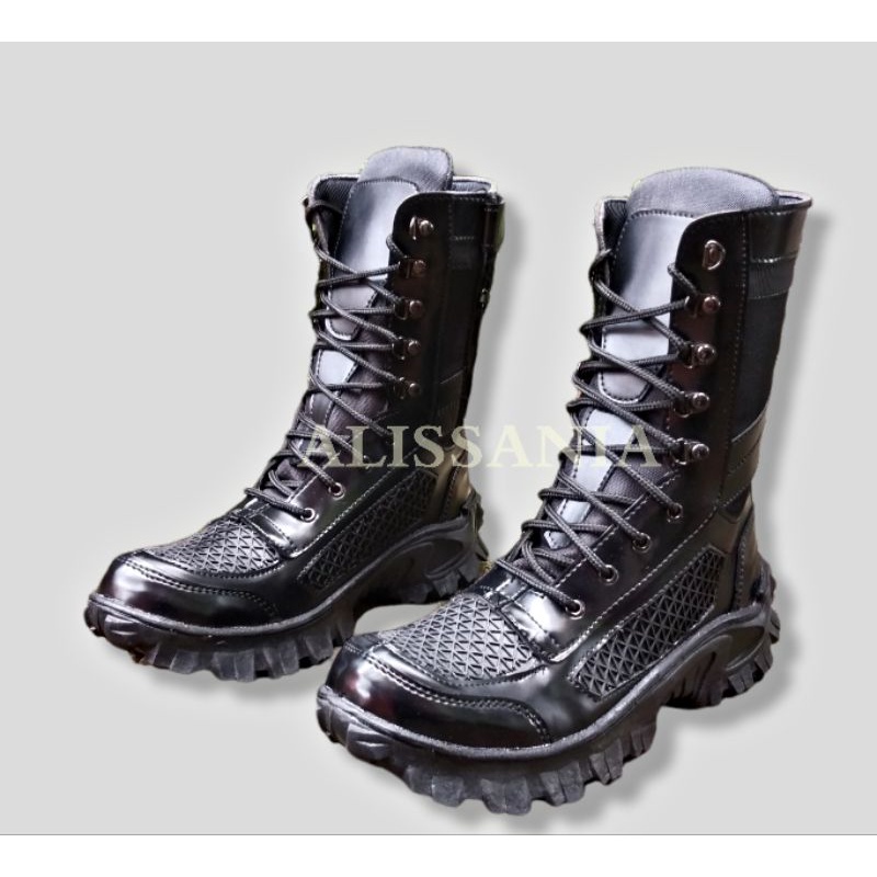 SEPATU SAFETY PDL  PRIA TACTICAL RESLETING UJUNG BESI TNI/POLRI/SECURITY