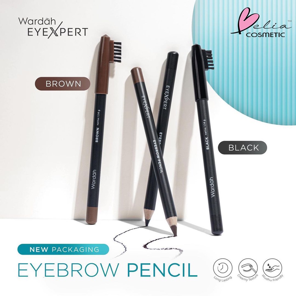 ❤ BELIA ❤ Wardah EyeXpert Matic Brow Definer | Eye Brow Eyebrow pencil (pensil alis) Brown &amp; Black - Pensil Alis Anti Air dan Tahan Lama | BPOM