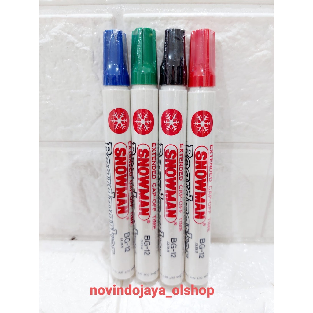 

Spidol SNOWMAN BG-12 White Board Marker - Snowman Murah