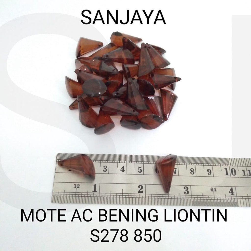 MANIK BENING / MOTE BENING / MANIK AKRILIK LIONTIN / MOTE AKRILIK LIONTIN / MANIK BENING LIONTIN / MOTE AC BENING LIONTIN S278