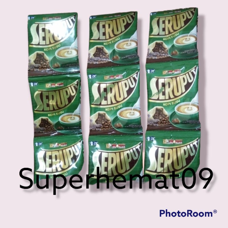 kopi seruput kopi susu instan 10x28gr sachet