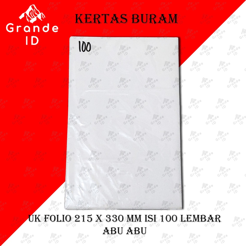 

KERTAS BURAM / KERTAS CORETAN / KERTAS KORAN UKR FOLIO ISI 100 LEMBAR