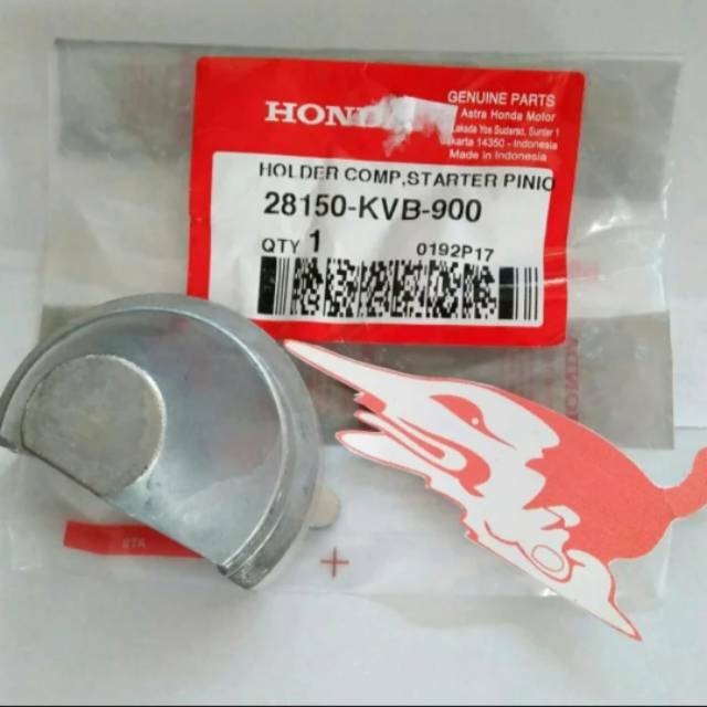 Tutup Holder Pinion Stater Beat Vario Scoopy Spacy Karbu Fi Ori AHM 28150KVB900