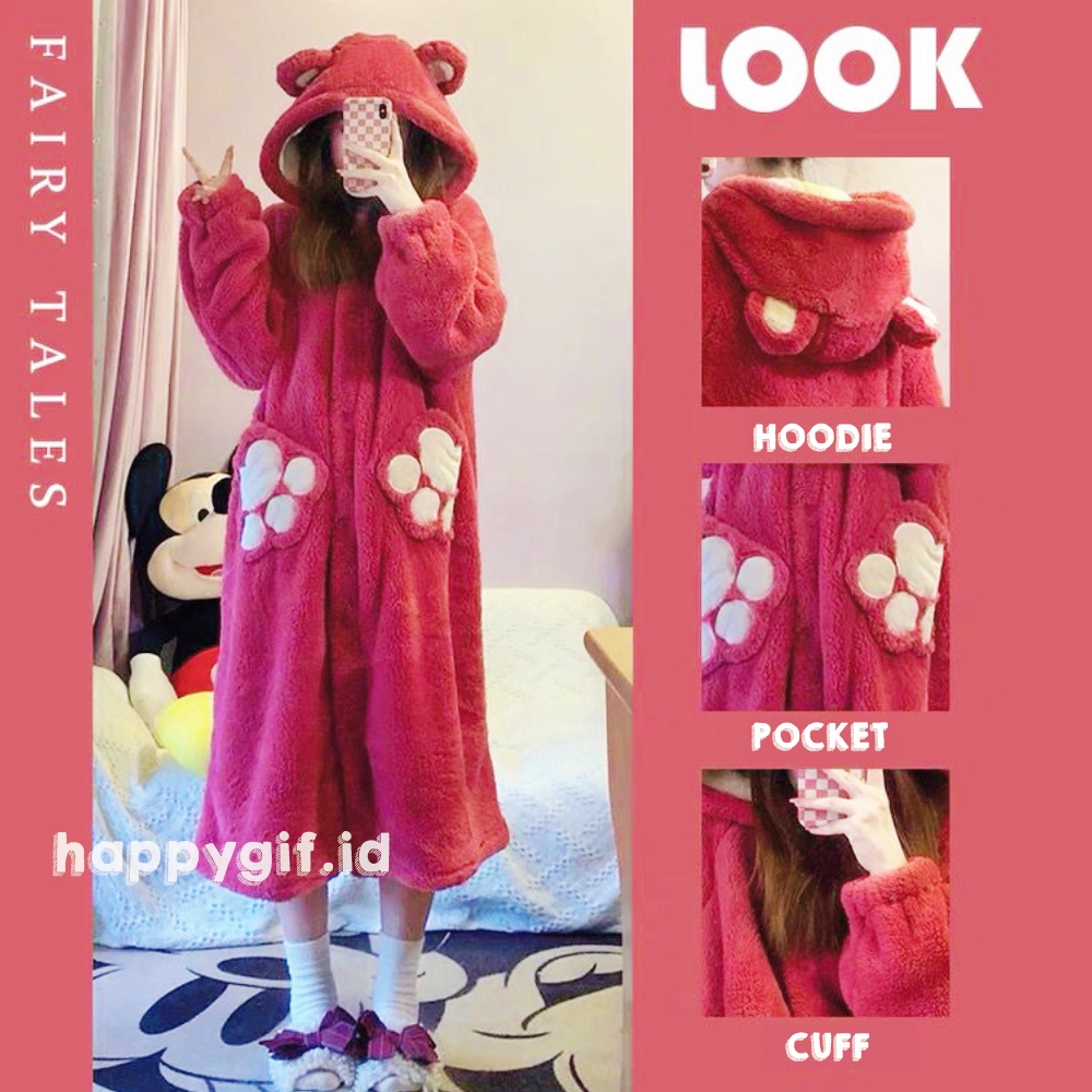 LOTSO ONESIE KOSTUM BAJU TIDUR DASTER PIYAMA KIGURUMI