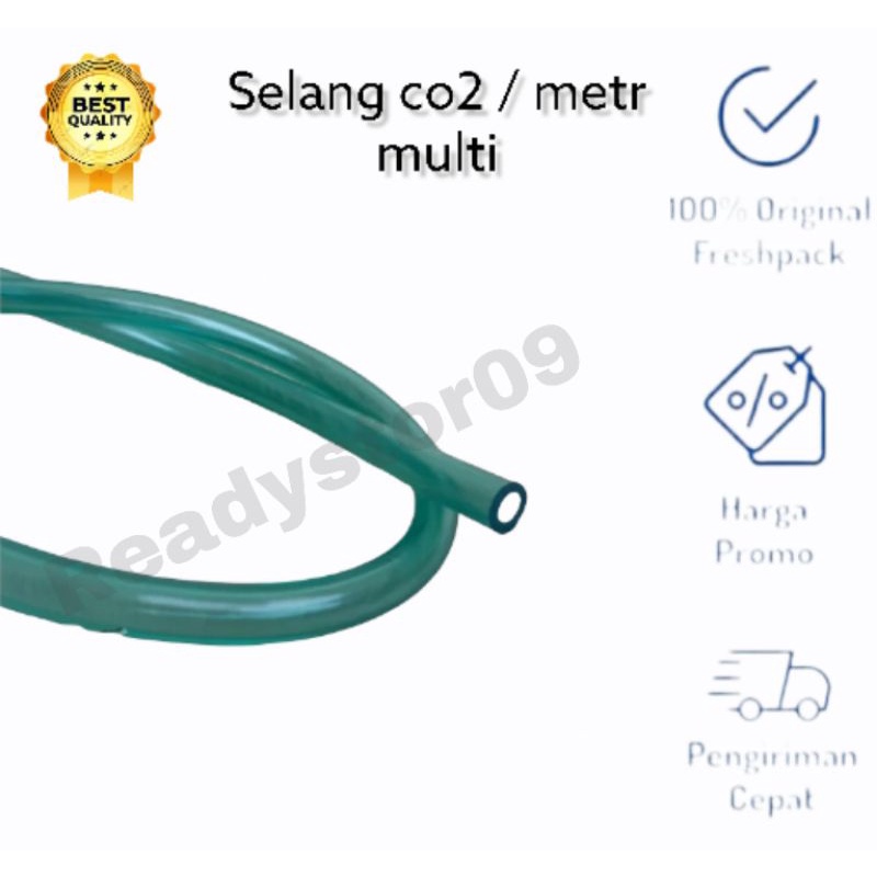 Selang CO2 highpresure diy multi hijau Aerator 4mm Aquarium Aquascape Meteran