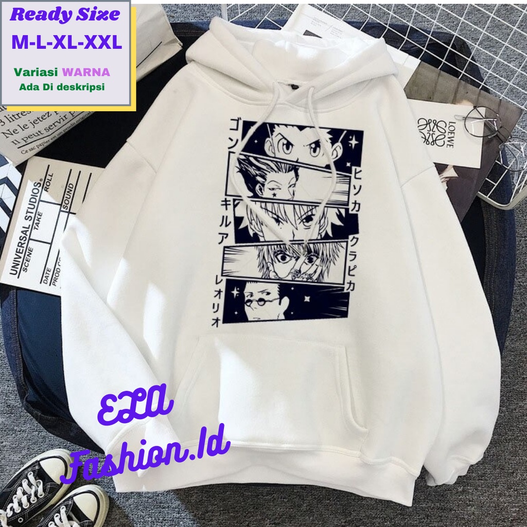 HOODIE OBLONG ANIME killua Zoldyck wow HUNTER X HUNTER