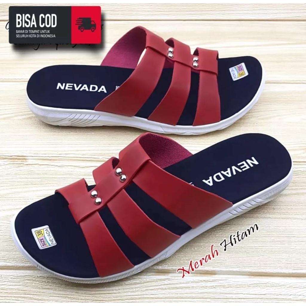 PROMO SANDAL SELOP NEVADA TERBARU SANDAL SELOP CEWEK MASA KINI SANDAL NEVADA TERLARIS