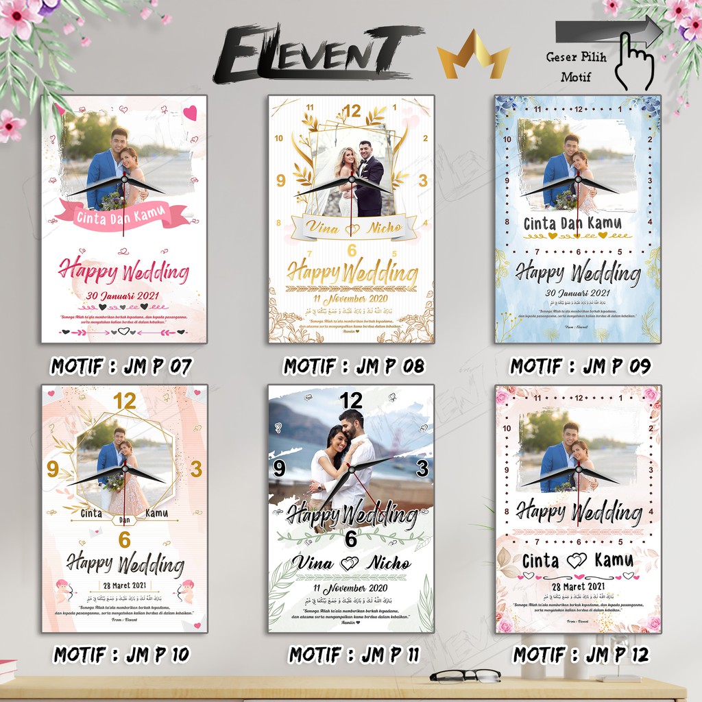 Jam Dinding Custom Foto Hadiah Kado Unik Weeding Anniversary Birthday Graduation Biodata Bayi Ulang Tahun Wisuda Pernikahan Ultah Panjangan Dinding walldecor rumah menarik Kado Teacher Guru Teman Sahabat Biodata Bayi Ucapan Selamat Wedding  Murah