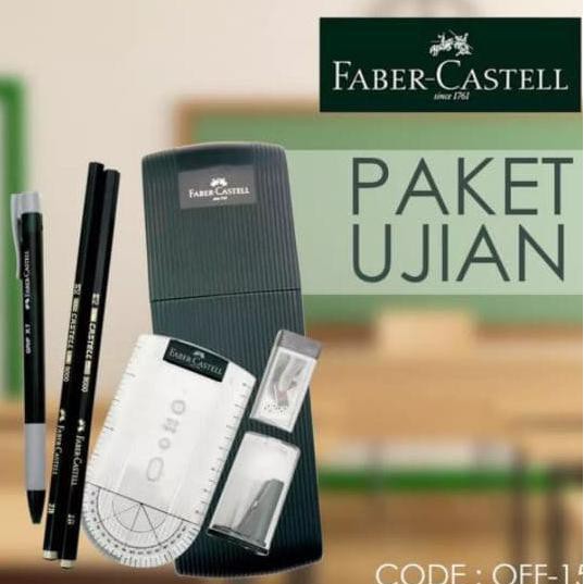 

Hemat Banget! Faber Castell Alat Tulis Set Pensil Penghapus Rautan Penggaris Terlaris