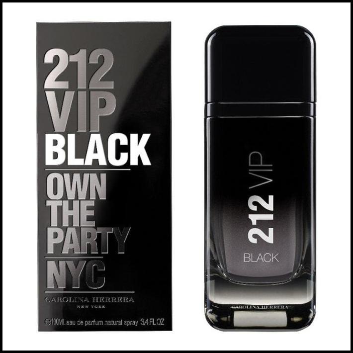 Parfum Original Carolina Herrera 212 Vip Black Edp 100Ml For Men