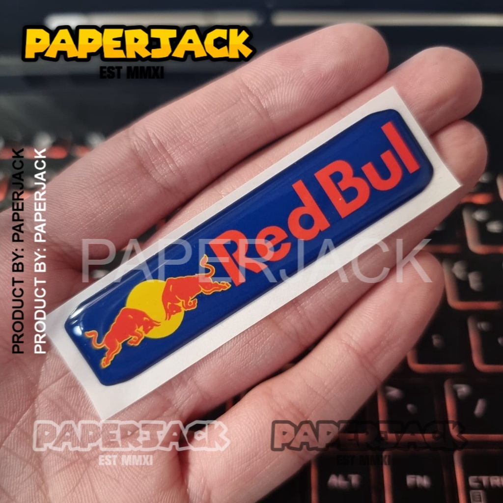 STIKER MOTOR HONDA EMBLEM TIMBUL ESP 3D LOGO REDBULL BOX FILTER VARIO BEAT SCOOPY PCX AKSESORIS