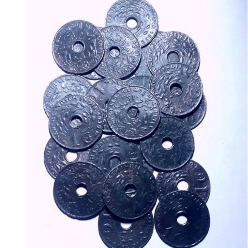 koin 1 cent 1cent nederland indie 1939 temuan