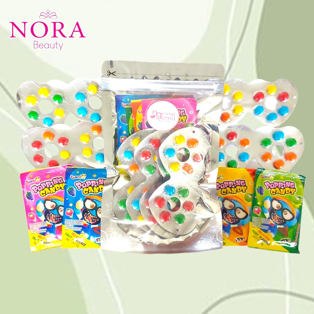 Cemilan Popping Candy Mix Cokelat Kacamata // murah