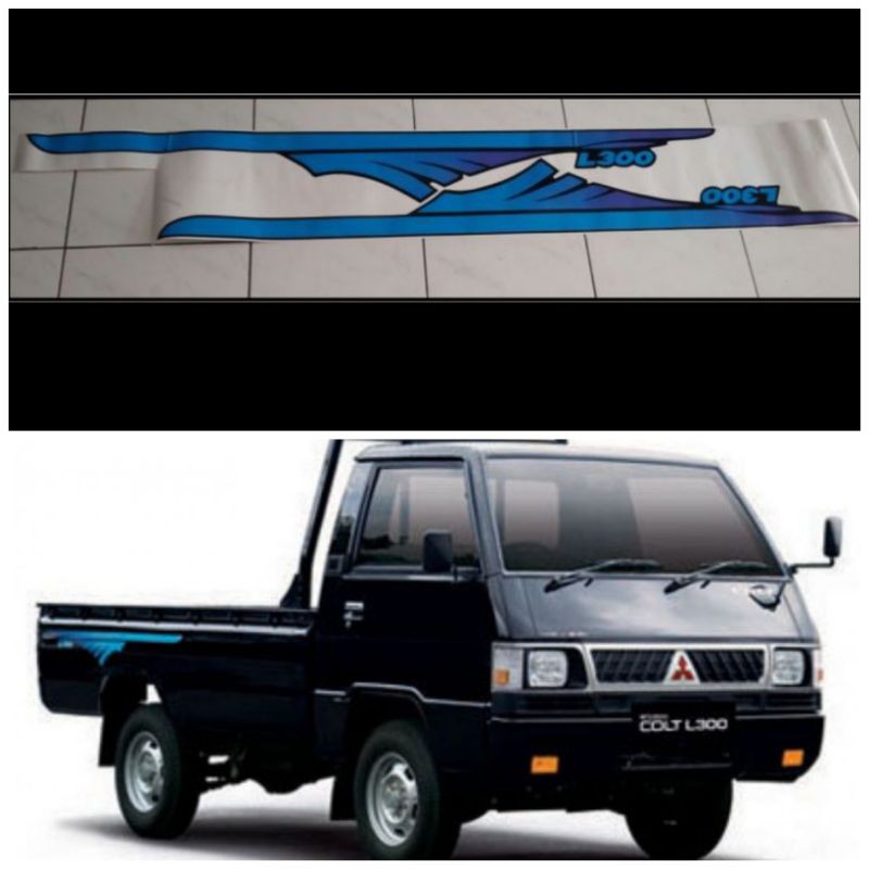 Stiker bak mobil Mitsubishi L300