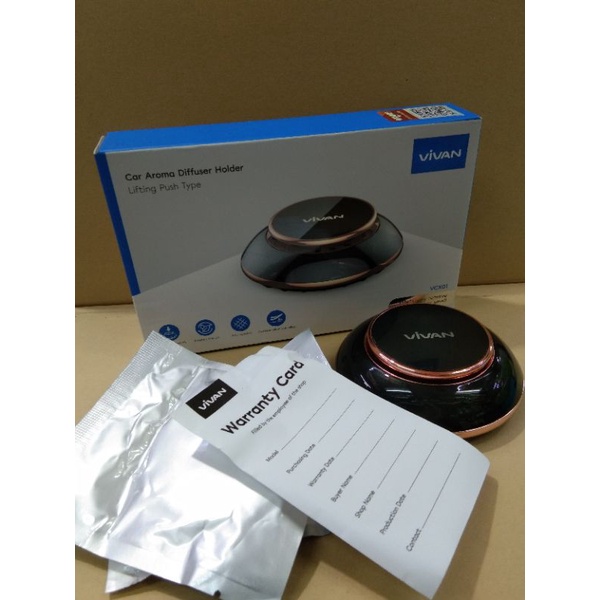Pengharum Mobil Pewangi Mobil Vivan VCX01 Car Lifting Push Car Aroma Diffuser Original