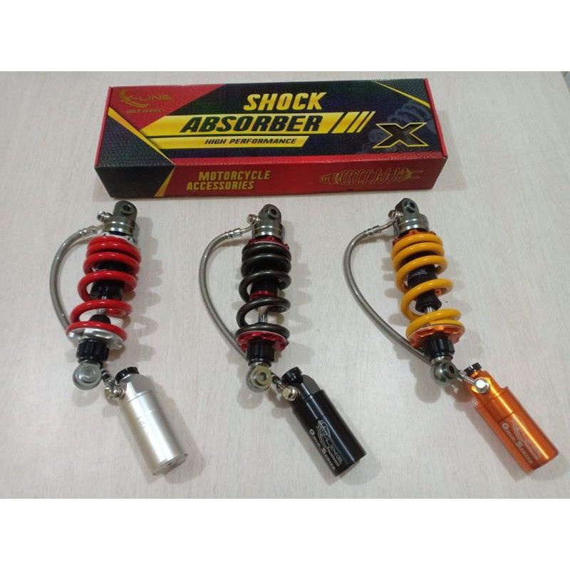 Shockbreaker shock skok XLine Ninja 150RR, Ninja 150R click rebound berfungsi