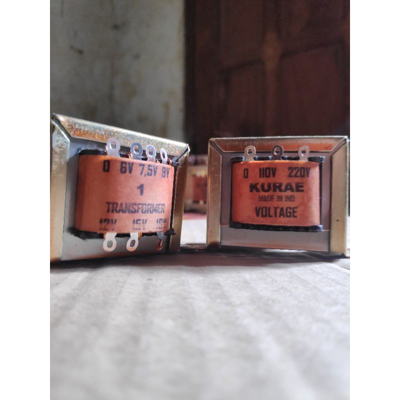 Trafo travo Kurae Nol Travo 1 amper ampere CT 12 15 18 V