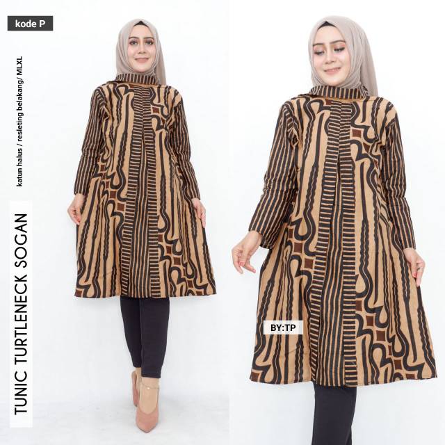 Tunik turtleneck sogan