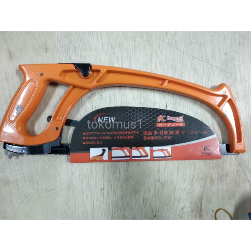 HEAVY DUTY HACKSAW FRAME 12&quot; STANG GAGANG GERGAJI BESI-KAPUSI