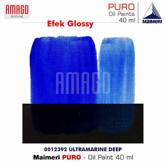 Cat Minyak Lukis MAIMERI Puro - Oil Paint - Ultramarine Deep - 40ml - M0012392