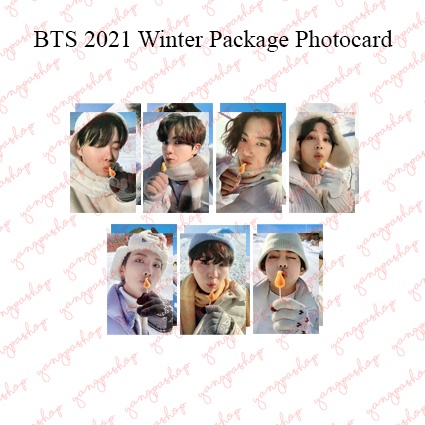 [READY / SET] 2021 WINTER PACKAGE BTSN PHOTOCARD FAN MADE UNOFFICIAL YANGPASHOP JUNGKOOK V TAEHYUNG 