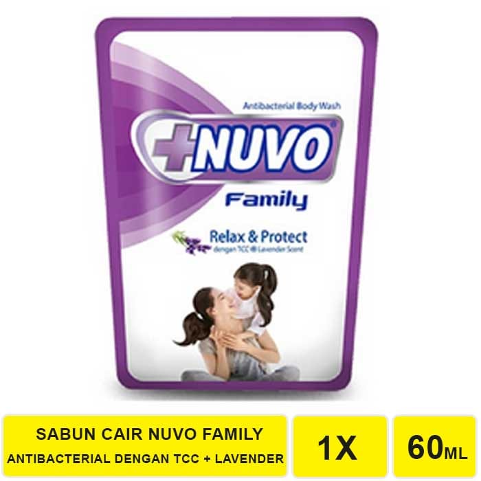 {MLTSTR)NUVO SABUN CAIR 60ML / NUVO BODY WASH 60ML