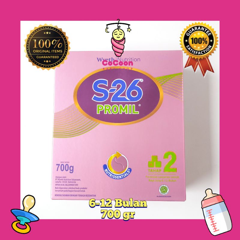 Susu Formula Bayi S 26 S26 Promil 2 Pouch 6-12 Bulan 700 g 700gr