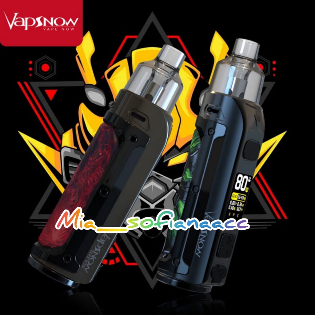 VAPOOR VAPEE TERBARU MESIN VAPSNOW PISTOL PODs 80 WATT AUTHENTIC DEVICE FREE LIQUIDs 30 ML 80w