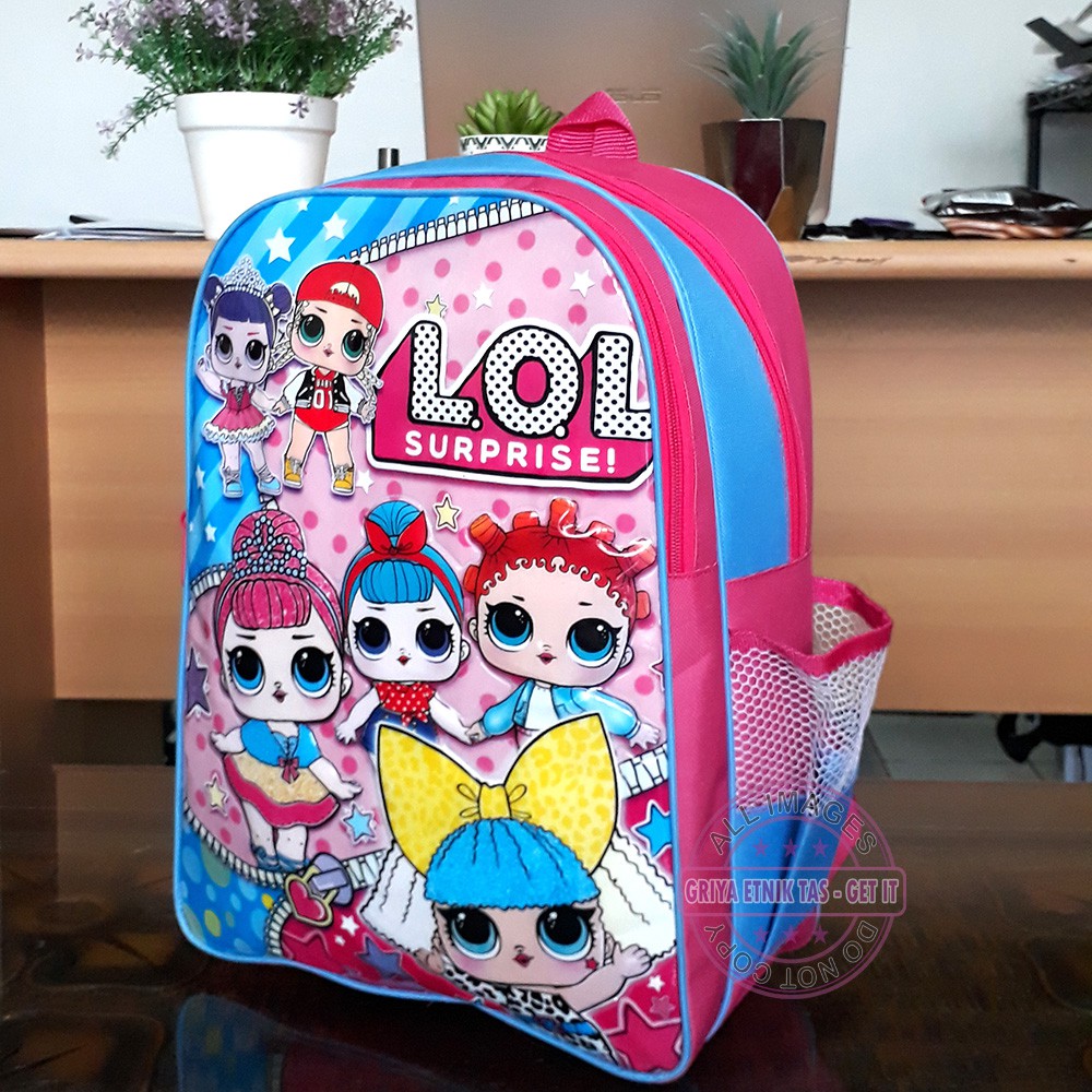 Tas Sekolah Anak Perempuan Sd Karakter Gambar Mica Boneka Lucu