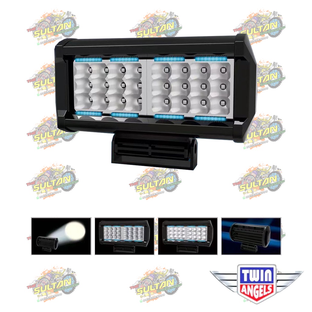 LAMPU TEMBAK SOROT LED 24 MATA T-5507 TWIN ANGELS