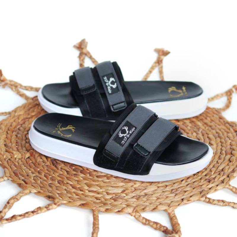 Sandal Pria Kekinian Sendal Slide Casual Slop Main Ringan Nyaman Murah