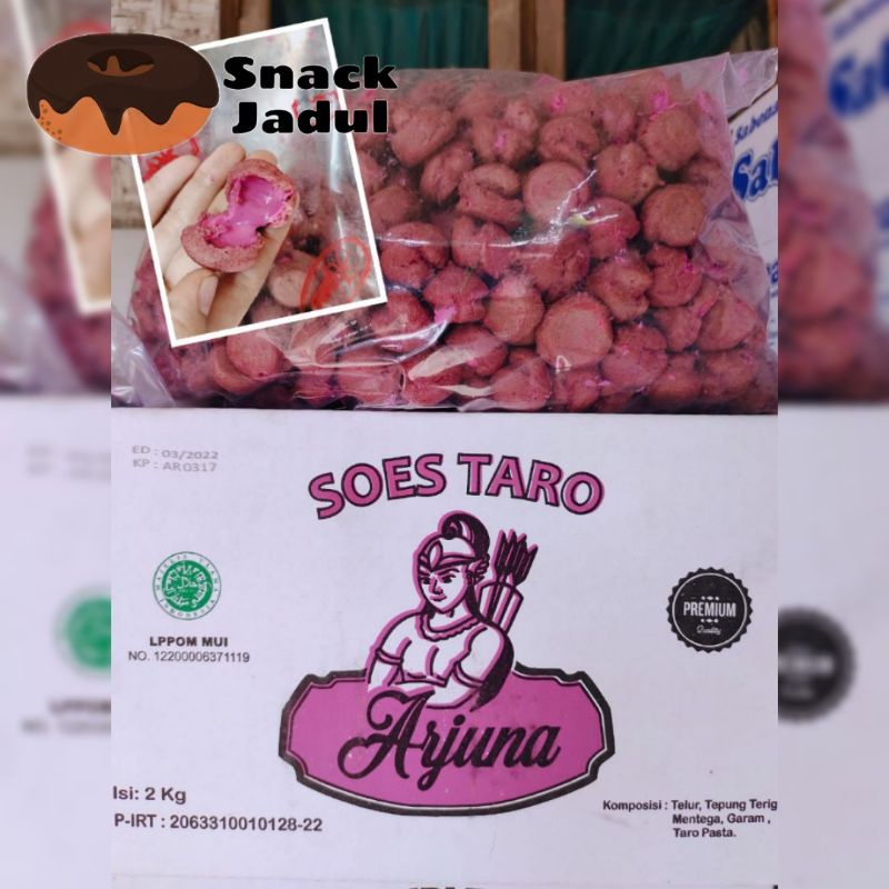 

Snack Kiloan KUE SOES KERING TARO / COKLAT 250gr