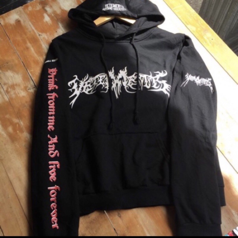 Vetements Total Fucking darkness hoodie