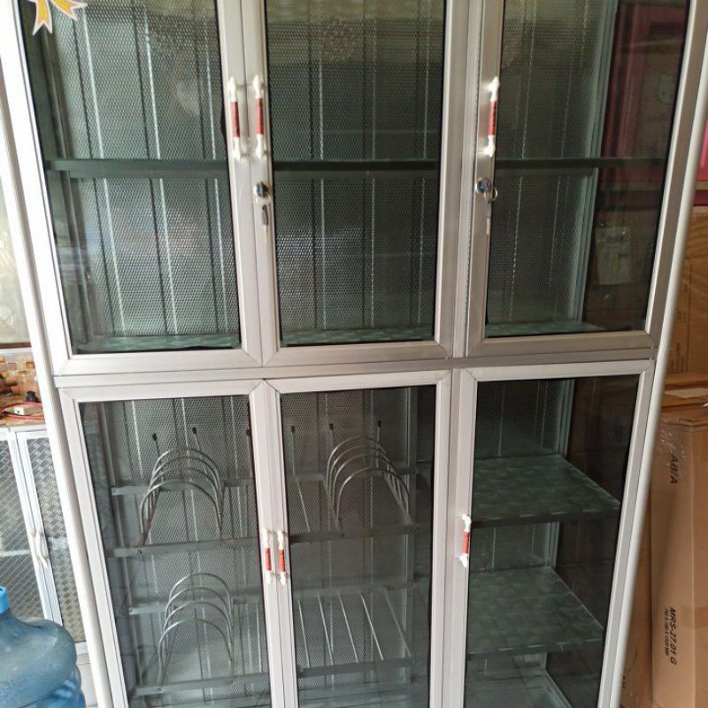 RAK PIRING KACA FULLBOX TIANG JUMBO BANDUNG