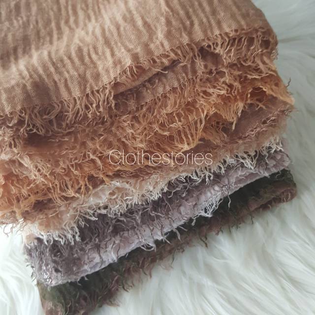 Pashmina premium / Pashmina crinkle / pashmina wrinkle / pashmina import