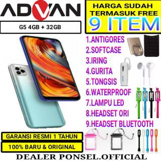 ADVAN G5 4/32 RAM 4GB ROM 32GB & G2 PRO 3/32 GARANSI RESMI