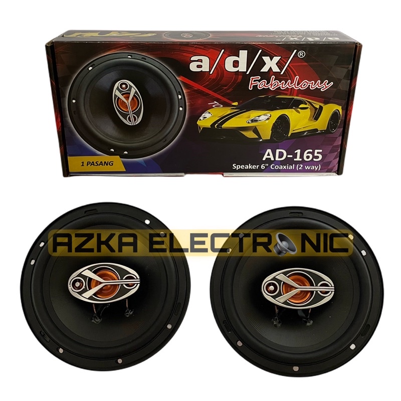 Speaker Pintu Mobil 6 Inch Coaxial 2 Way ADX AD-165