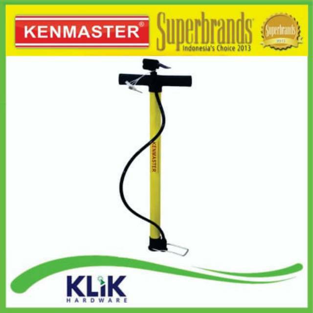 Kenmaster Pompa Sepeda Tabung Aluminium Tanpa Meter