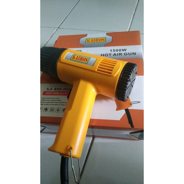 TERLARIS  KAIROS Hot Gun / Hot Air Gun / Heat Gun Hijau / Pemanas Skotlet / Pemanas Stiker Heat Gun PISTOL PEMANAS