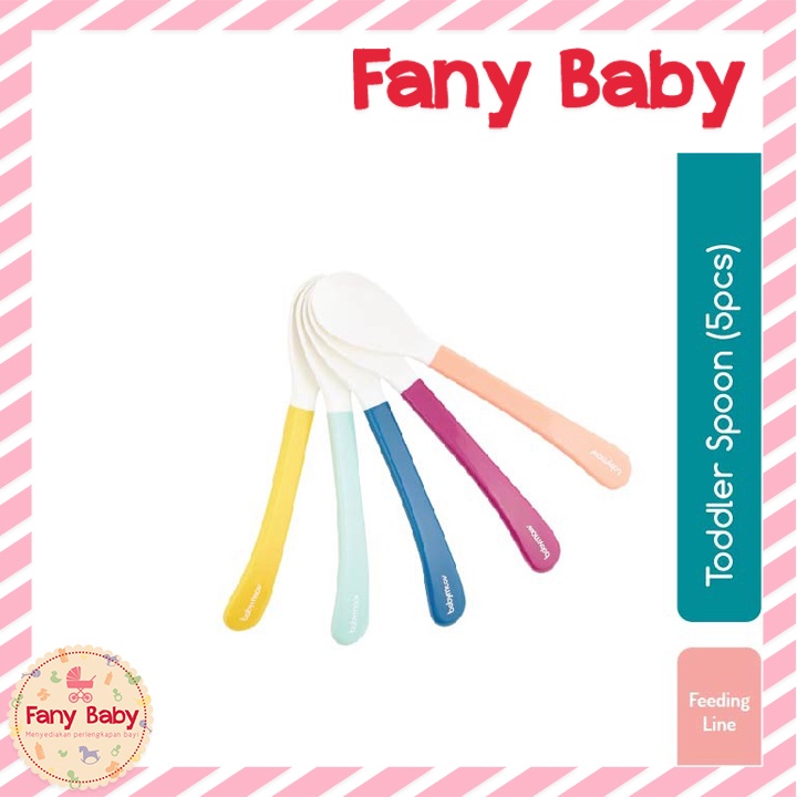 BABYMOOV Toddler Spoon (5pcs) / Sendok makan bayi / Sendok Bayi Mpasi