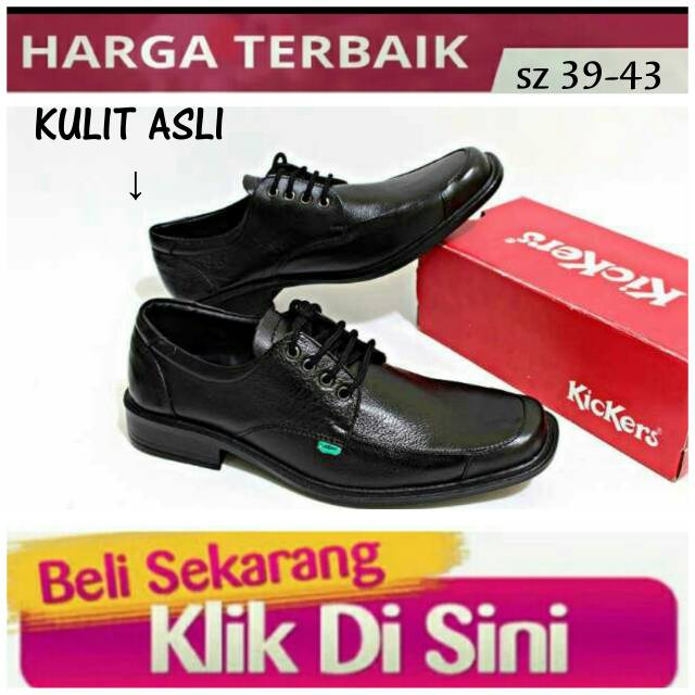 Sepatu PRIA KICKERS CASUAL KULIT ASLI