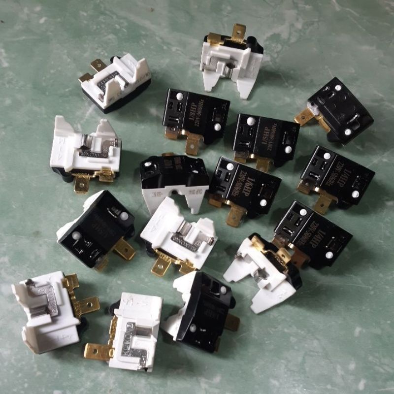 overload kulkas kompresor 1/8 1/6 1/5 1/4 hp klixon original / overload kulkas 1 pintu 2 pintu berbagai ukuran