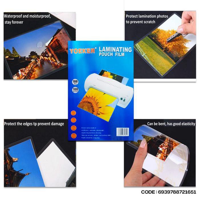 LAMINATING POUCH 100 lbr plastik laminating peralatan kantor fotocopy hemat