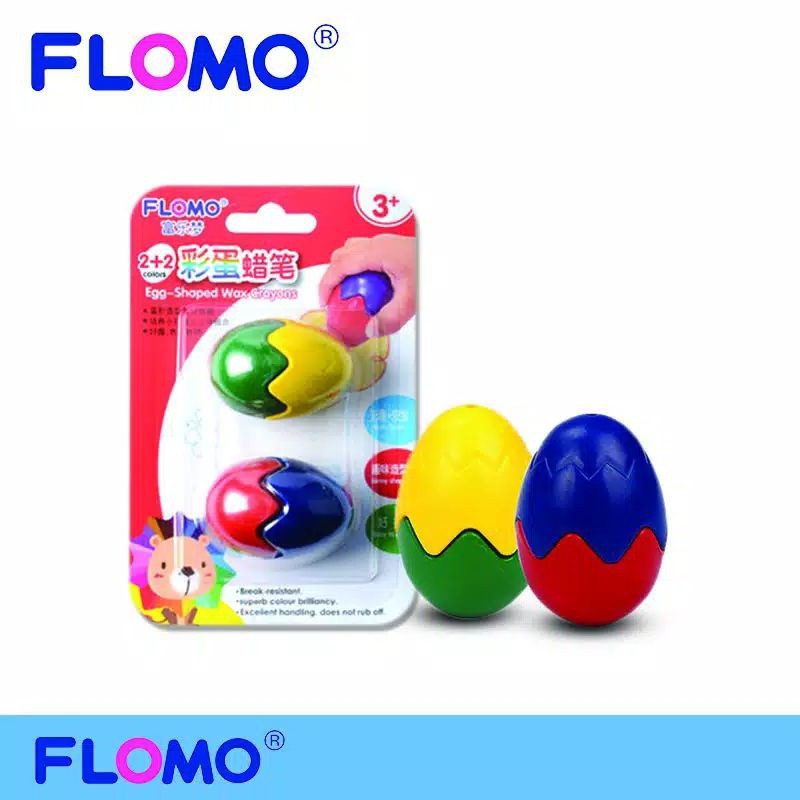 

FLOMO CRAYON EGG SHAPE - KIDS FUN