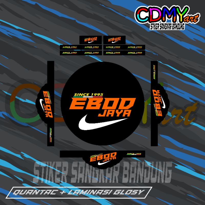 STIKER DECAL SANGKAR MURAI BATU EBOD JAYA